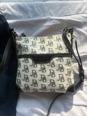 Dooney & Bourke Signature Monogram Canvas Crossbody Bag